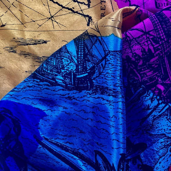 CONQUISTADOR vintage silk scarf from The Vera Studio - Picture 7 of 10